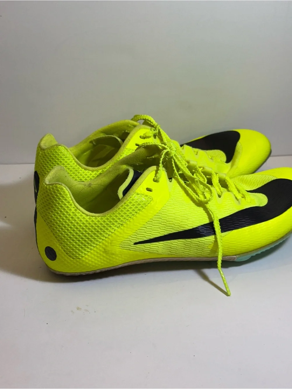 Nike Zoom Rival Sprint Track Shoes Volt Neon Womens 6.5 No Spikes